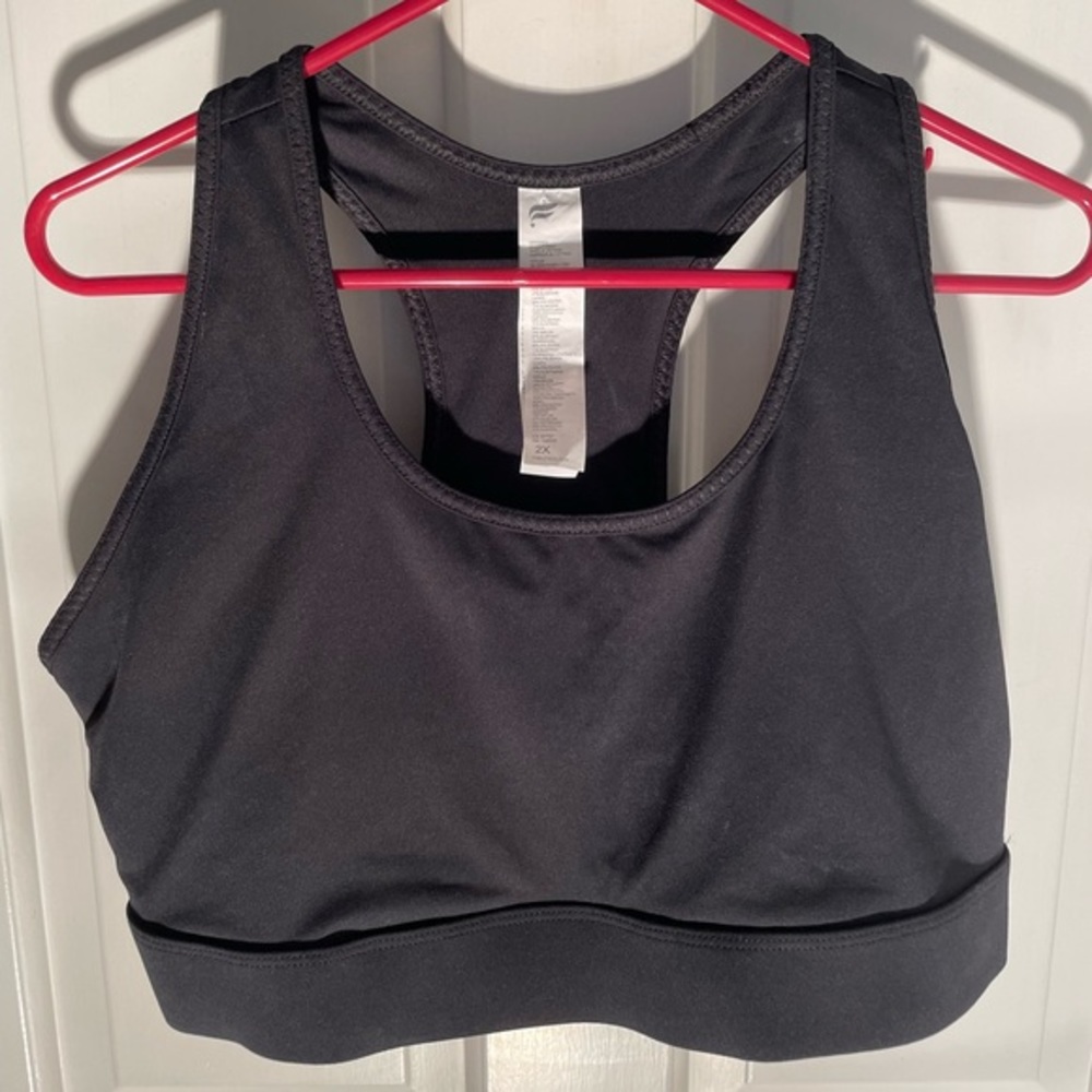 Fabletics On The Go‎ Sport Bra Black 2XL